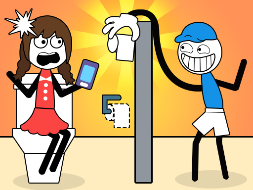 Thief Stick Puzzle: Man Escape